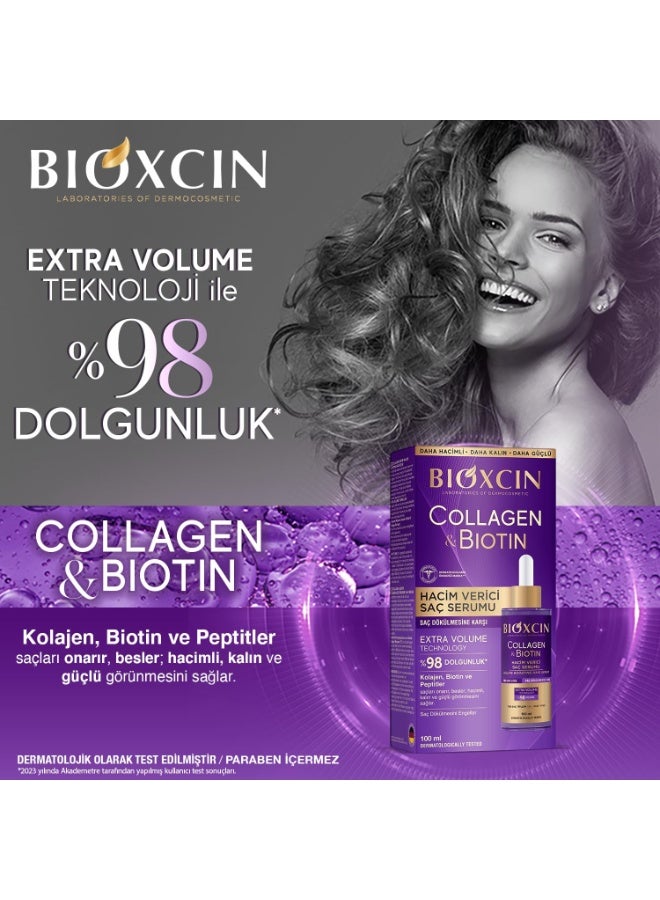 Bioxcin Collagen Biotin Extra Volume Anti-Hair Loss Serum 100ml - Image 5